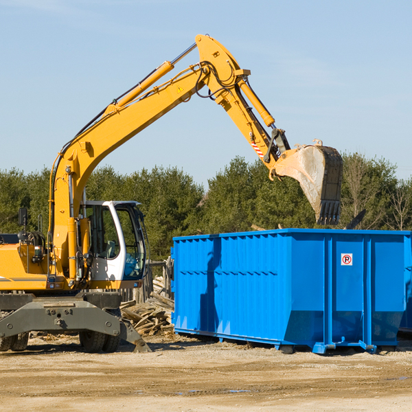 what are the rental fees for a residential dumpster in New Russia OH